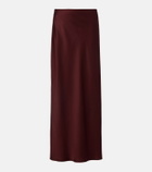 Brunello Cucinelli Satin maxi skirt