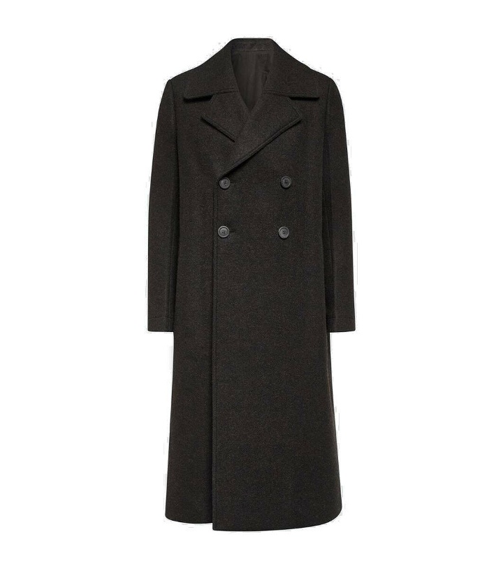Photo: Rick Owens New Bell double-breasted wool coat