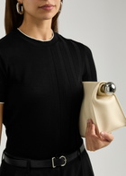 Jacquemus Le T-Shirt Tricot Cotton T-shirt Black