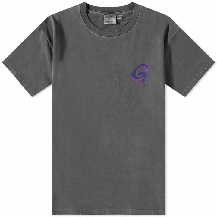 Photo: Gramicci Men's Big G-Logo T-Shirt in Grey Pigment