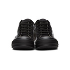 Rick Owens Drkshdw Black Graphic Trim Low Sneakers