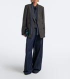 Dries Van Noten Checked double-breasted wool blazer