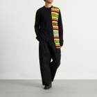 Comme des Garçons SHIRT Men's Football Scarf Knit in Black