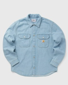 Carhartt Wip Harvey Shirt Jacket Blue - Mens - Denim Jackets/Overshirts