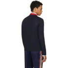 Gucci Navy Insect Cardigan