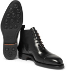 George Cleverley - William Cap-Toe Horween Shell Cordovan Leather Boots - Men - Black