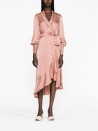 ZIMMERMANN - Silk Wrap Midi Dress