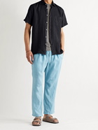 MASSIMO ALBA - Malibu Linen Shirt - Blue