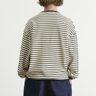 Anglan Men's Striped Long Sleeve in Navy