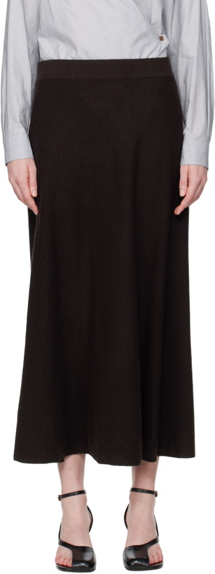 Photo: LISA YANG Brown Torie Midi Skirt