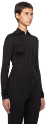 BITE Black Zip Turtleneck