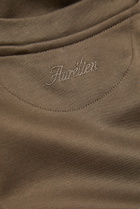 Aurélien Satin-jersey T-shirt Taupe