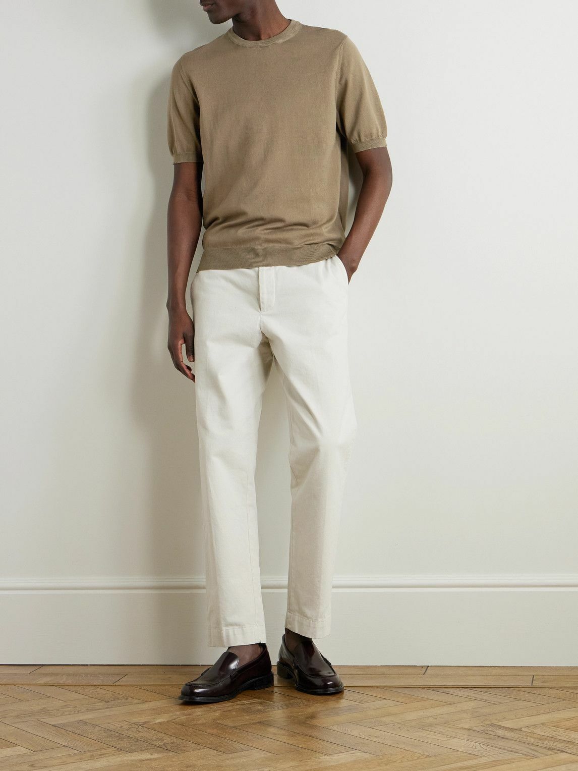 Boglioli - Garment-Dyed Cotton T-Shirt - Brown