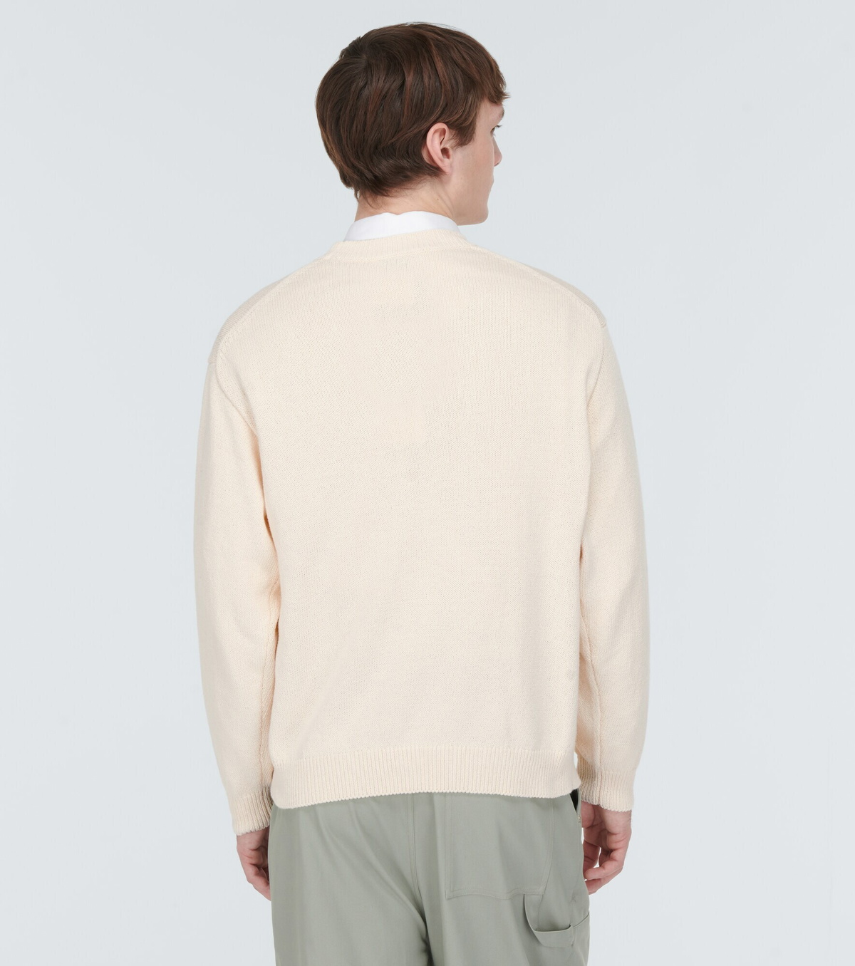 【送料&関税込】Kenzo Ivory Wool Blend Sweater Kenzo - Boke Flower cotton-blend sweater Kenzo