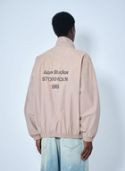 Acne Studios Logo Printed Zip-Up Jacket