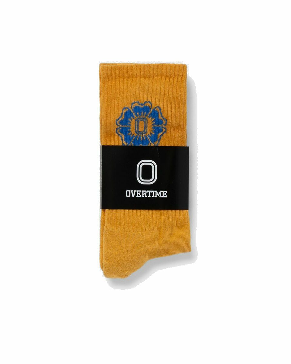 Photo: Overtime Paradise Socks Orange - Mens - Socks