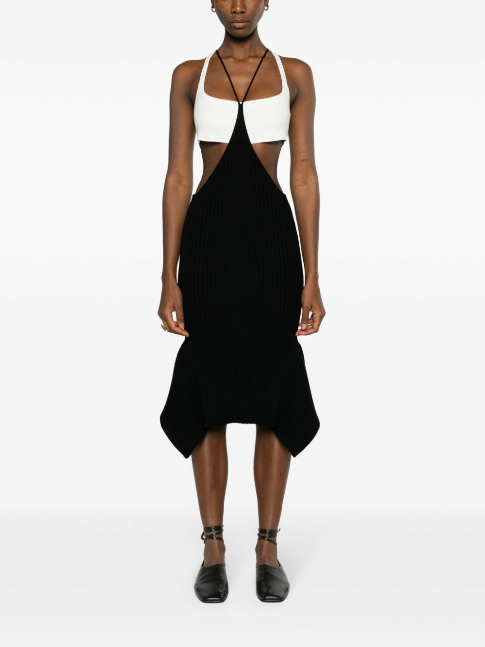 AISLING CAMPS Black Shala Knit Skirt