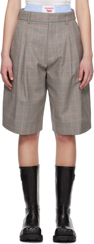 Photo: Charles Jeffrey LOVERBOY Beige Aberdeen Shorts