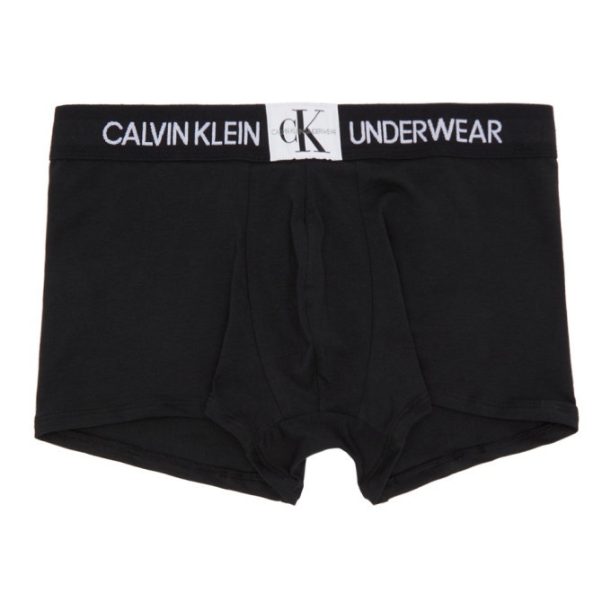 Photo: Calvin Klein Underwear Black Monogram Boxer Briefs