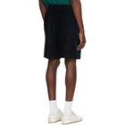 Casablanca Black Towelling Shorts