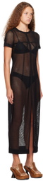 Eckhaus Latta Black Siren Maxi Dress