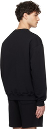 Moschino Black Laurel Crown Logo Sweatshirt