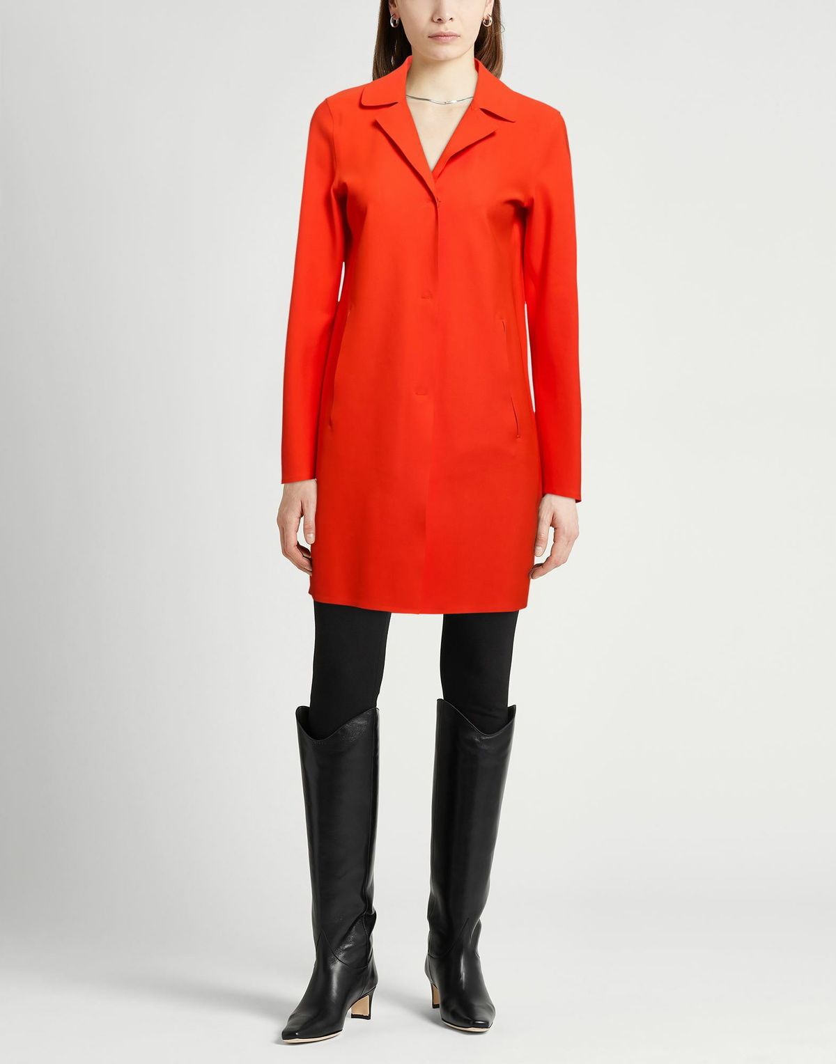 Herno Womens Overcoat & Trench Coat in Tomato red