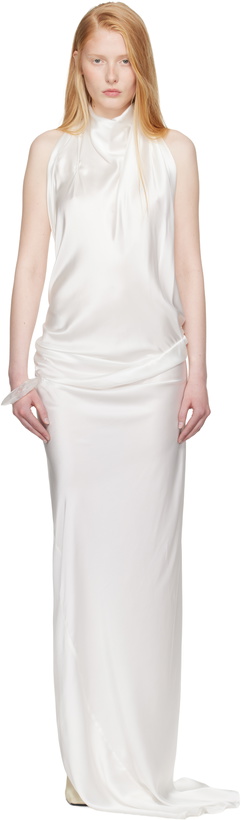 Photo: AARON ESH SSENSE Exclusive Bridal Capsule Halter Evening Midi Dress