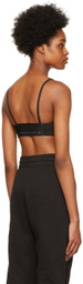adidas Originals Black Recycled Polyester Sports Bra
