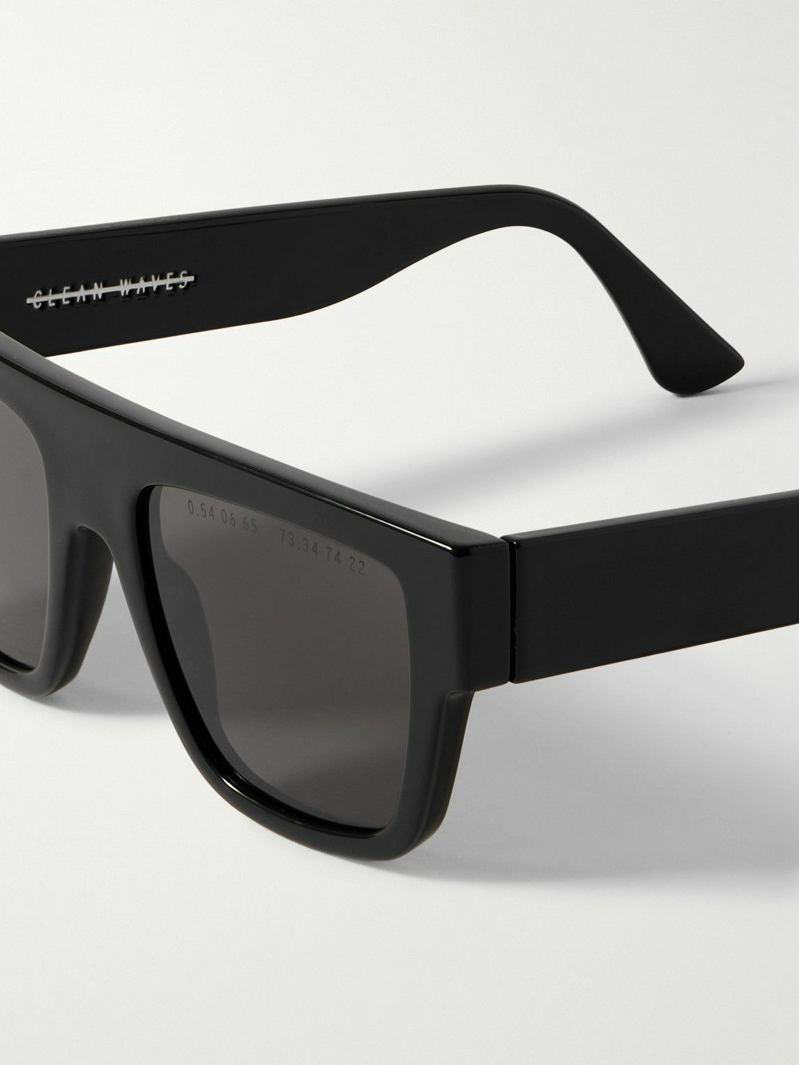 CLEAN WAVES - Parley for the Oceans Type 01 Tall D-Frame Recyled-Acetate Sunglasses