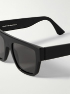 CLEAN WAVES - Parley for the Oceans Type 01 Tall D-Frame Recyled-Acetate Sunglasses