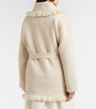Alanui Finest fringed cashmere and cotton cardigan