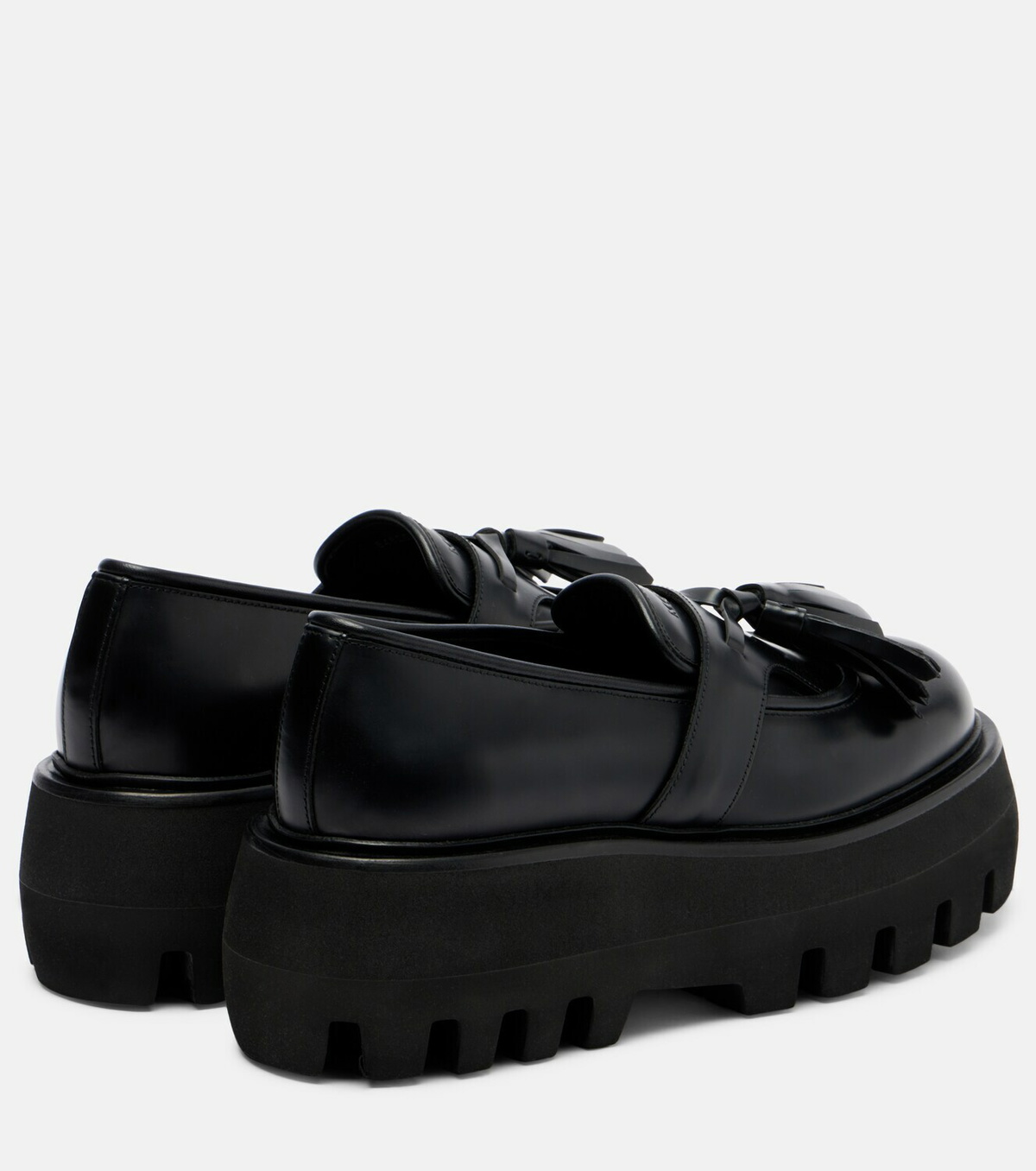 McQueen Sofa leather platform loafers