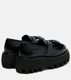 McQueen Sofa leather platform loafers