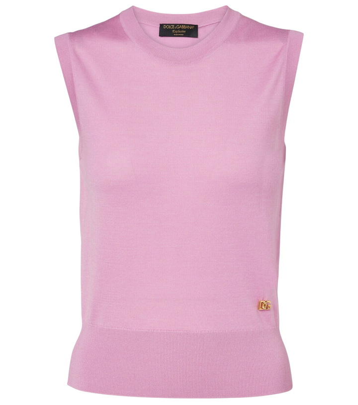Photo: Dolce&Gabbana Cashmere and silk top