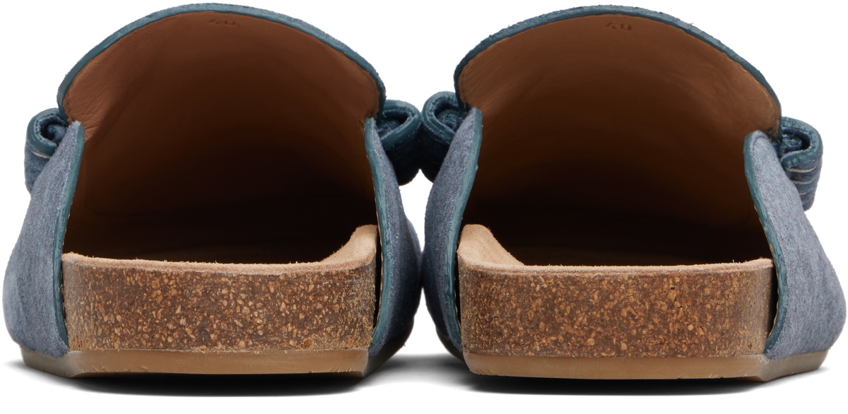 JW Anderson Blue Stitch Loafers