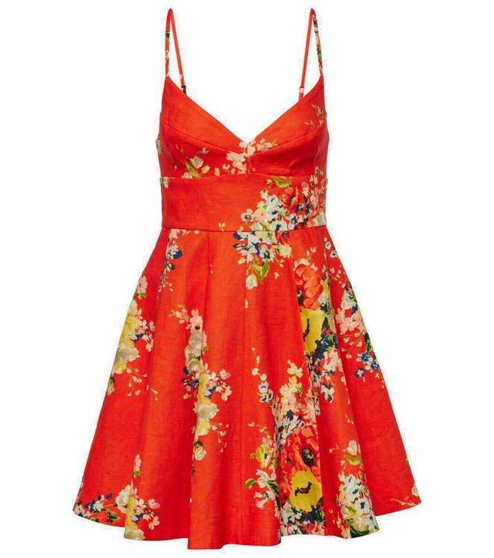 Photo: Zimmermann Alight floral linen minidress