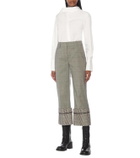 Monse Tie-neck stretch-cotton shirt