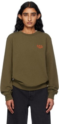 A.P.C. Khaki Standard 'Rue Madame' Sweatshirt