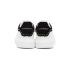 Alexander McQueen SSENSE Exclusive White and Black Stud Oversized Sneakers