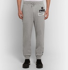 Moncler Genius - 7 Moncler Fragment Slim-Fit Logo-Appliquéd Loopback Cotton-Jersey Sweatpants - Men - Gray