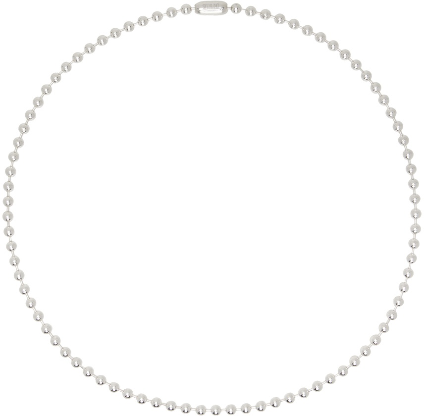 Martine Ali Silver Oli Ball Chain Necklace