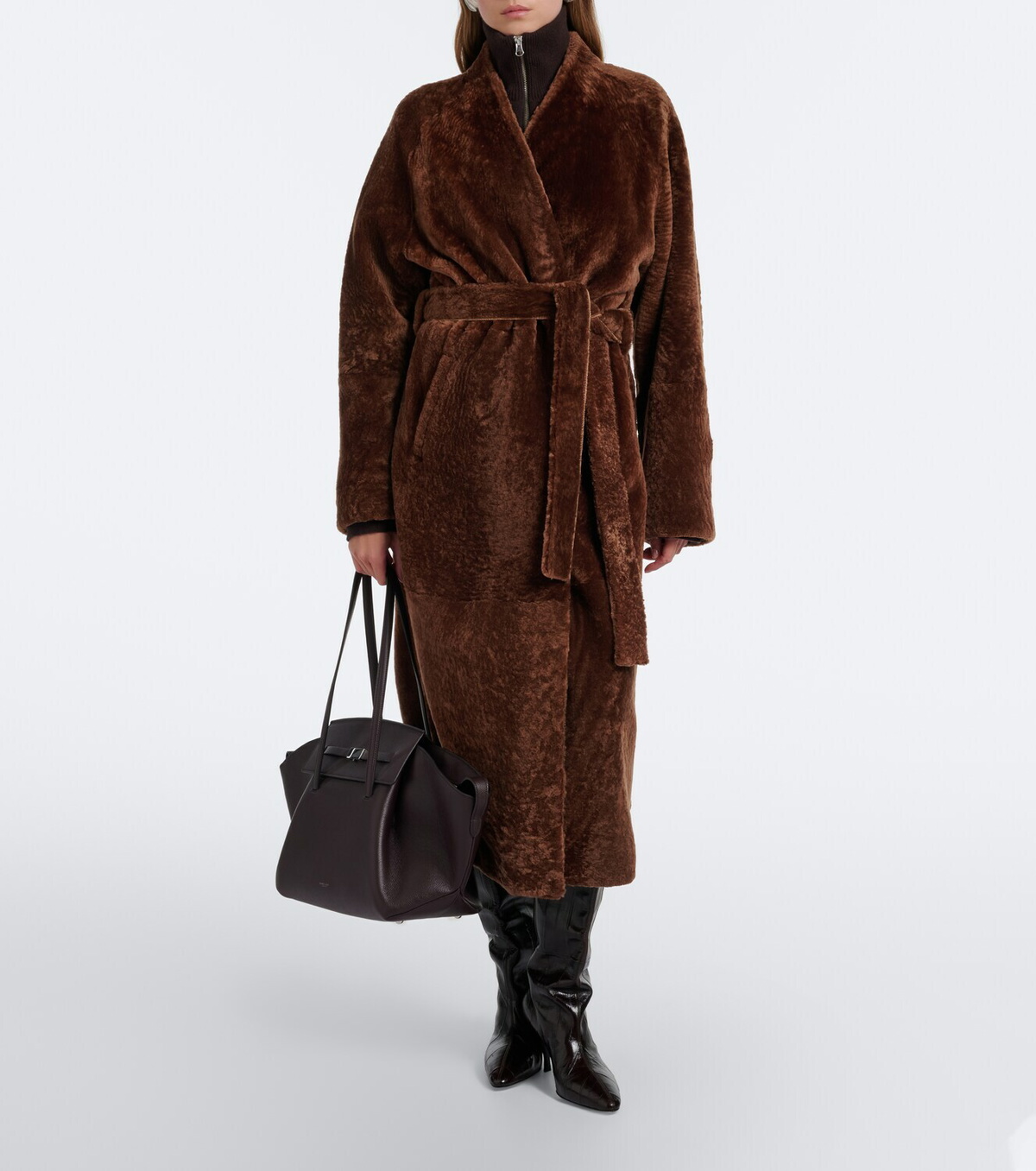 DeMellier Brooklyn Large leather shoulder bag