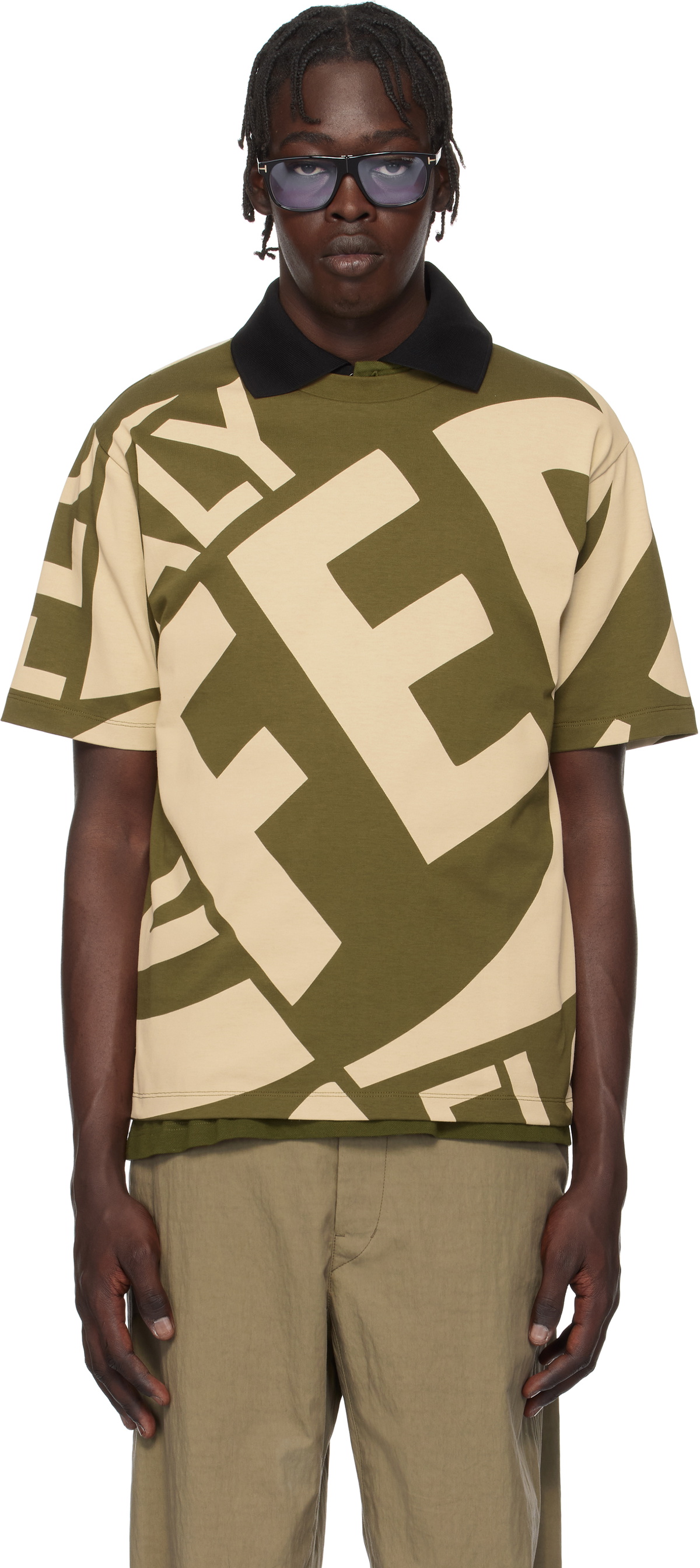 Salvatore Ferragamo Tシャツ・カットソー 黄 4105724Y0016 M FERRAGAMO(フェラガモ) Tシャツ・カットソー(メンズ) - 海外