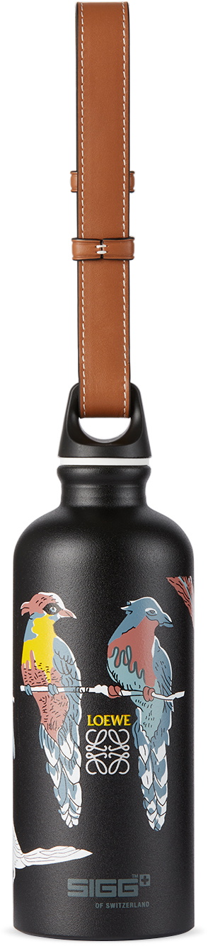 Loewe Black SIGG Edition Paula's Ibiza Parrot Water Bottle, 600 mL