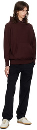 ATON Burgundy Natural Dyed Urake Hoodie