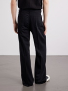 Rick Owens - Geth Wide-Leg Wool Jeans - Black