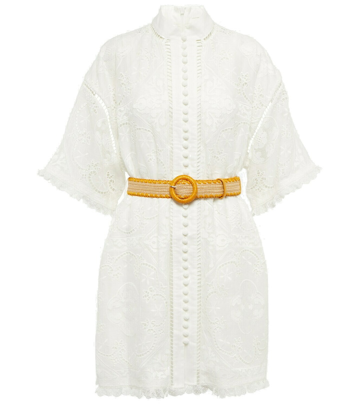 Photo: Zimmermann - Laurel broderie anglaise minidress