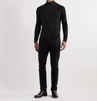 TOM FORD - Slim-Fit Wool Mock-Neck Sweater - Black