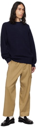 YMC Navy Suedehead Sweater